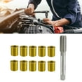 thumbnail image 2 of Ladaidra Brown fhgksm Sparks Plugs Thread Repair Kits 15mm Cylinder Head Rethreaded Tool, 2 of 7