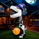 thumbnail image 1 of Joiedomi Decoraciones inflables de Halloween de 8 pies al aire libre, explosiones de Halloween para patio, dinosaurio esqueleto inflable con calabaza para decoración inflable de Halloween al aire libr, 1 of 5