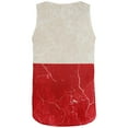 thumbnail image 2 of Distressed Grunge Polish Flag All Over Mens Tank Top Multi SM, 2 of 2