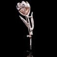 thumbnail image 4 of Xinyolin Fashion Lady Tulip Brooch Rhinestone Decor Flower Pin, Elegant Suit Breastpin, 4 of 6