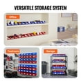 thumbnail image 6 of VEVOR Plastic Storage Bin, (5-Inch x 4-Inch x 3-Inch), Hanging Stackable Storage Organizer Bin, Blue/Red, 24-Pack, Heavy Duty Stacking Containers for Closet, Kitchen, Office, or Pantry Organization, 6 of 9