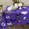 thumbnail image 2 of Halloween Tablecloth, Halloween Table Cloth Waterproof, Halloween Kitchen Table Decor for Dining Holiday Party 60x120 Inch Rectangle, 2 of 6