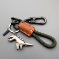 thumbnail image 5 of Aluminum Alloy Dinosaur Charm Paired with a Hand-woven Bracelet, Mini Dinosaur Keychain, Keys Accessories for Women Men, 5 of 10