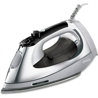 Dominion Classic + 1200 Watt Retro Steam Iron for Clothes with Durable Polished Aluminum Non-Stick Soleplate, Adjustable Temperature Control
