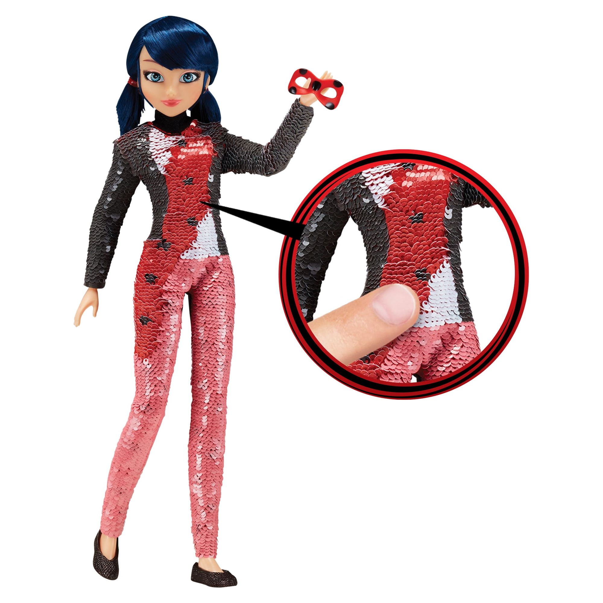 Miraculous Ladybug Fashion Flip Doll Playset, Marinette to