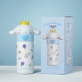 thumbnail image 4 of Sanrio-taza de agua Kawaii My Melody Kuromi Cinnamoroll, termo de figura de Anime, taza de mano de acero para coche, portátil, entrega rápida, 350Ml, 4 of 4