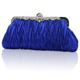 thumbnail image 4 of Homoyoyo Satin Evening Clutch Bag for Women, Formal Royal Handbag, Elegant Party Purse, 1 Piece, 4 of 4