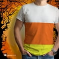 thumbnail image 4 of Halloween Costume Candy Corn Costume All Over Adult T-Shirt, 4 of 7