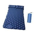 thumbnail image 4 of S SERENABLE Matelas de Camping avec Oreiller Matelas Gonflable pour Camping Extérieur Bleu Foncé, 4 of 9