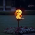 thumbnail image 3 of 2Pcs Solar Owl Statue Assorted Color Garden Solar Decoration for Porch and Courtyard, 3 of 8