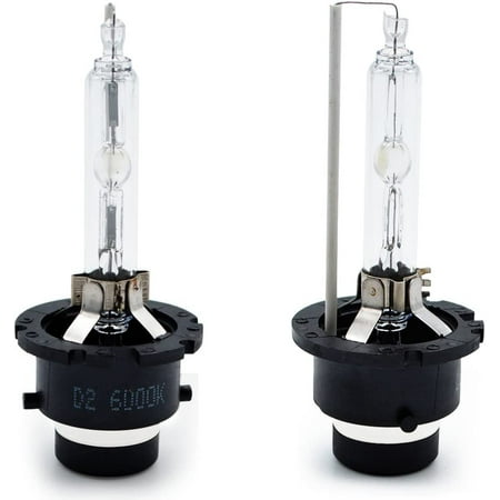 

D2S Xenon Kit 6000K HID Discharge Lamp Headlight 35W White Replace for Halogen or LED Exterior Bulbs (2 pieces)