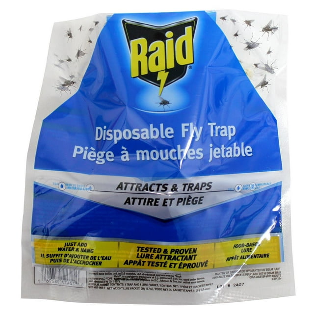 Raid® DISPOSABLE OUTDOOR FLY TRAP