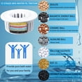 thumbnail image 2 of 15 Stage Shower Filter for Hard Water - High Output Shower Water Filter to Remove Chlorine Fluoride Heavy Metals, Improves the Condition of Your Skin, Hair and Nails(2 Pack), 2 of 7