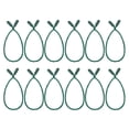 thumbnail image 1 of 12 guirnaldas navideñas de 50 cm. Cuerdas flexibles reutilizables para colgar coronas. Cintas para coronas para barandillas, escaleras, árboles y envoltorios artesanales., 1 of 7