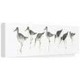 thumbnail image 2 of Avery Tillmon 'Sandpipers Panel Gray' Canvas Art, 2 of 3