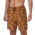 thumbnail image 1 of Balery Dachshund And Ball Bañador para hombre, shorts de playa de secado rápido con entrepierna y forro de compresión-Medium, 1 of 6