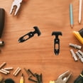 thumbnail image 4 of HEALEEP 2Pcs Rubber Flexible T Handle Hasp Black for Industrial Use, 4 of 8