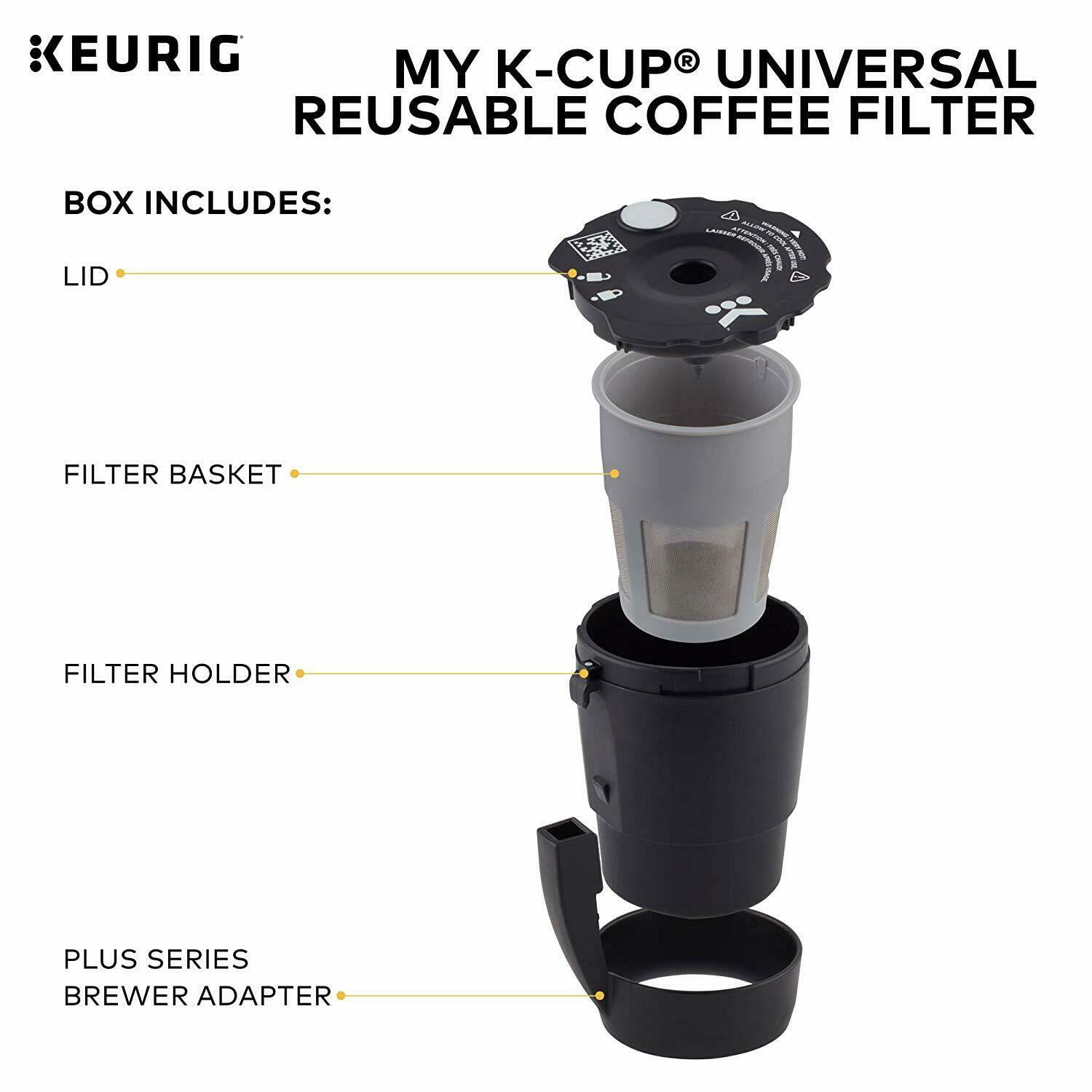 Keurig My K Cup Universal Reusable Ground Coffee Filter For Maker Walmart Com Walmart Com