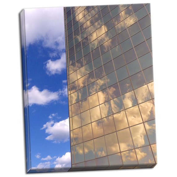 Gango Home Decor In The Clouds by Monika Burkhart (Ready to Hang); One 22x28in Hand-Stretched Canvas