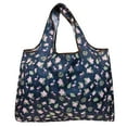 thumbnail image 2 of Wrapables Eco-Friendly Large Nylon Reusable Shopping Bag, Flamingoes & Floral, 2 of 10