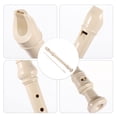 thumbnail image 4 of 1 Set Kid Soprano Recorder 8 Hole ABS Clarinet Instrument Toy with Cleaning Rod, 4 of 8