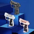 thumbnail image 4 of ZhyrZng Folding Cool Torch Lighters Windproof For Outdoor Douable Blue Flame Refillable Lighters Silver, 4 of 9