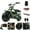 Green, variant on FRP GMB100 Mini Dirt Bike, 99CC 4-Stroke Gas Mini Bike, 3HP Off-Road Mini Bikes for Kids/Adult, Trail Bike Up to 24Mph, Weight Support Up to 185 LBS (BLACK)