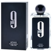 Afnan 9 PM Eau De Parfum Spray, Cologne for Men, 3.4 oz