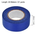 thumbnail image 2 of Uxcell 6Pcs 25mm 1 inch Wide 20m 21 Yards Masking Tape Painters Tape Rolls Dark Blue, 2 of 5