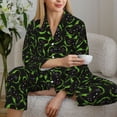 thumbnail image 5 of KLL Cool Gamepad Print Women's Long Sleeve Pajamas with Pants Sleepwear Loungewear 2 Set-X-Large, 5 of 7