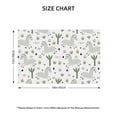 thumbnail image 4 of Placemats Set Of 4 / 6, Bohemian Funny Cute Horse White Placemats For Dining Table Indoor/Outdoors Heat Resistant Washable Placemats 18" X 12", 4 of 8