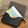 thumbnail image 3 of Card Holder Portable PU  Closure Large Capacity Business Card Credit Cards Storage Case Stainless Steel Cards Holder, 3 of 8