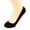 Black, variant on LAVRA Women's 6 Pairs of No-Show Liner Socks One Size