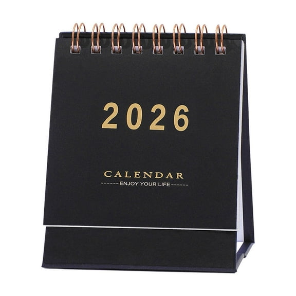 2026 Desk Calendar,Desk Calendar Small,Desk Calendars for 2025-2026,2026 Calendar Wall,2026 Solid Color English Small Desk Calendar