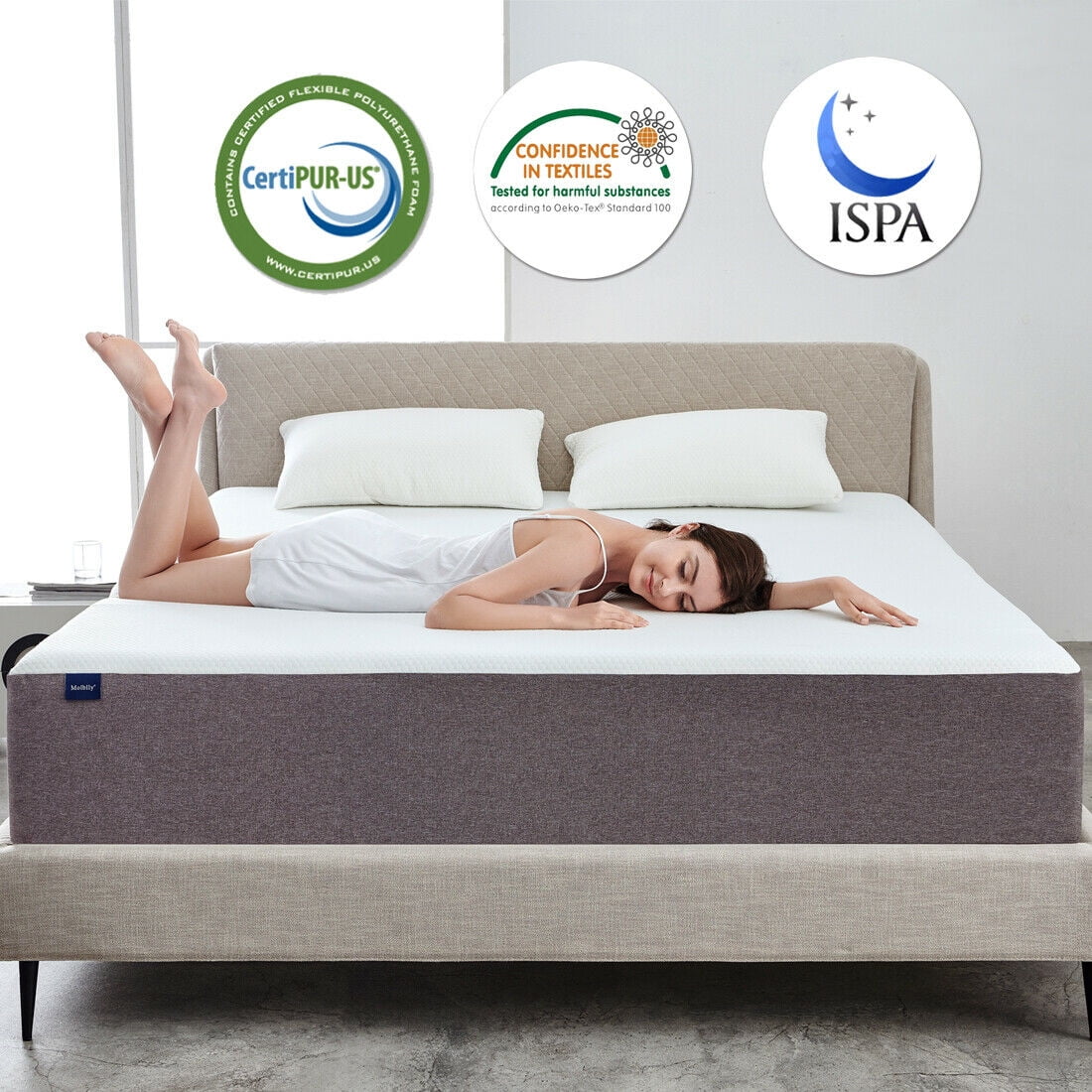 Buy Queen Mattress, Molblly 10 Inch CoolingGel Memory Foam Mattress in a Box, Queen Online at