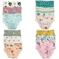 thumbnail image 2 of B&Q Soft and Comfortable Toddler Girls' Cotton Briefs - 12-Pack | Sizes 2T-7T | Premium Underwear for All-Day Comfort, 2 of 5