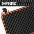 thumbnail image 4 of G-Plus Graded Card Storage Box Fit for BGS PSA SGC FGS Graded Sports Trading Cards,Weatherproof Case Impact Absorbing Foam Slots (Large, Orange), 4 of 7
