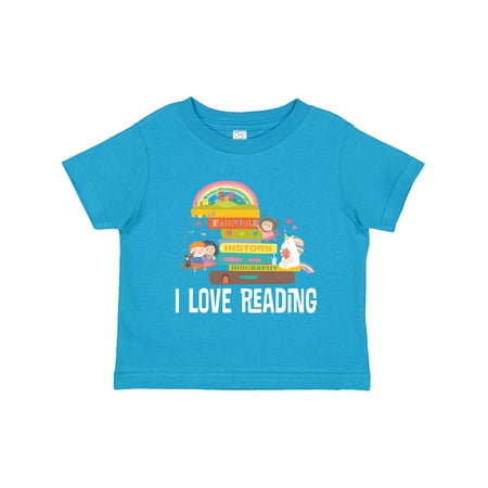 

Inktastic Reading Book Lover Librarian Gift Toddler Toddler Girl T-Shirt