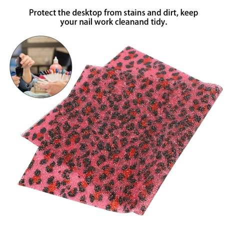 

Cergrey Nail Art Table Mat Manicure Hand Holder Durable For Home Salon Shop