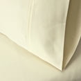 thumbnail image 4 of 300-Thread Count Cotton Solid Deep Pocket Bedding Sheets & Pillowcases , Ivory, Queen, 4 Piece By Impressions, 4 of 5