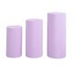 thumbnail image 1 of 3 cubiertas elásticas para pedestal cilíndrico, soporte de zócalo, cubiertas para pilares para compromiso. violeta claro, 1 of 9