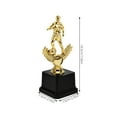 thumbnail image 2 of WASHWEPE Durable Plastic Football Trophy for Sports Events with Lightweight Design and Detailed Player Figurine, 2 of 7