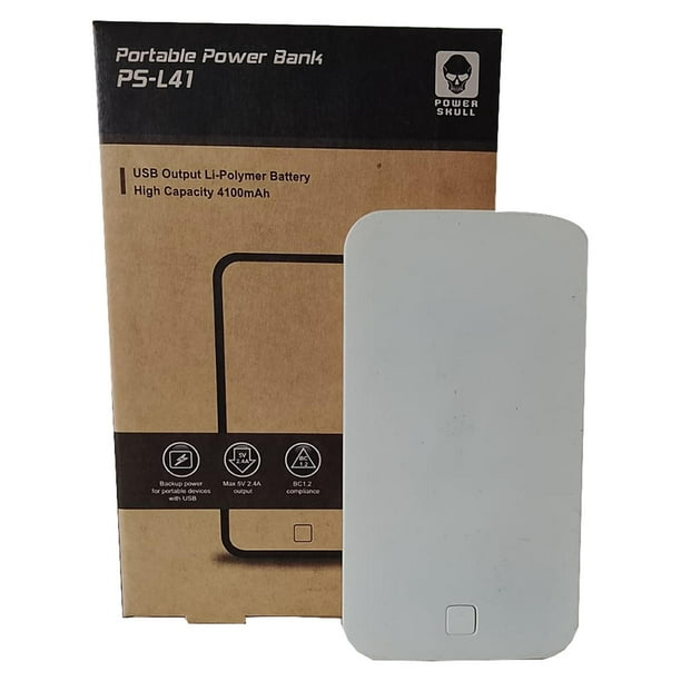 Power Bank 4100MAH POWER COLOR PS-L41 WHITE Batería Portátil USB-C