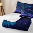 thumbnail image 4 of Erosebridal Magical Dragon Twin Quilt Set,Purple Lotus Flowers Twin Coverlet Set For Boys,2 Pieces, 4 of 7