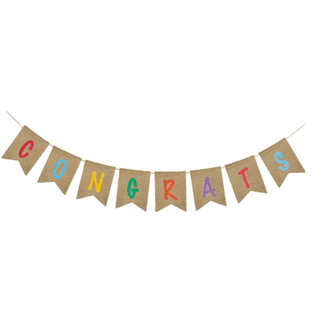 Estos Impresionantes Papeles Decorativos de Papel Glam Reutilizables Pueden Darle a Tu Día de Graduación Colcomx Graduación Bunting Banner