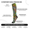 thumbnail image 3 of Lsque Hawaiian Culture Symbols 1 Pattern Sport Compression Socks for Men & Women 15-20 mmHg Knee High Nurse Pregnant Running Medical and Travel Athletic, 3 of 6