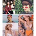 thumbnail image 4 of Ubiuo Vintage Small Sunglasses Oval Slender Metal Frame Candy Colors B2277, 4 of 4