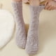 thumbnail image 4 of Women's Thick Warm Wool Mid-Tube Socks for Winter - Soft Cotton Casual Floor Sleep Socks, 4 of 4