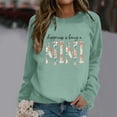 thumbnail image 4 of Happiness Is Being A Mimi Sweatshirts for Women 2025 Long Sleeve Crewneck Grandma Sweatshirt Pullover Tops, 4 of 5