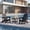 Black, variant on MOALCOFER HDPE Adirondack Chair with Cup Holder, Screw-Free Weather Resistant Outdoor Patio Chair, Fire Pit Chair for Deck Backyard Garden, Black